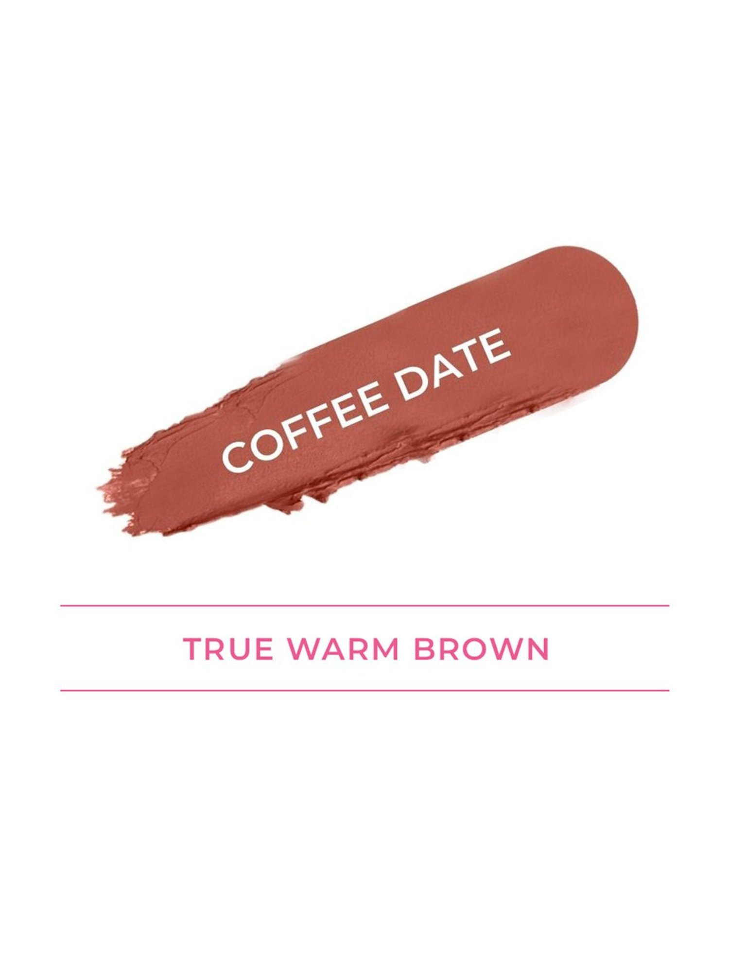 Praush Beauty Plush Matte Lipstick Coffee Date - 5 gm