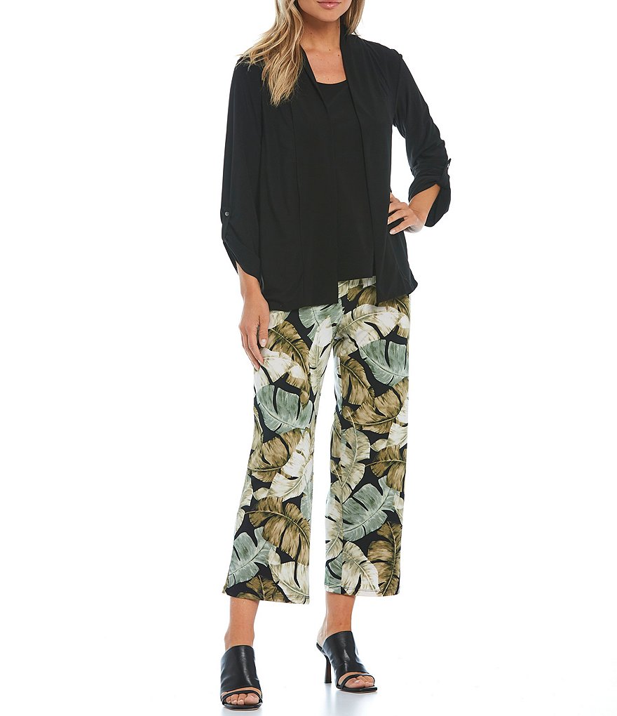 Westbound Petite Size Linen Capri Pants