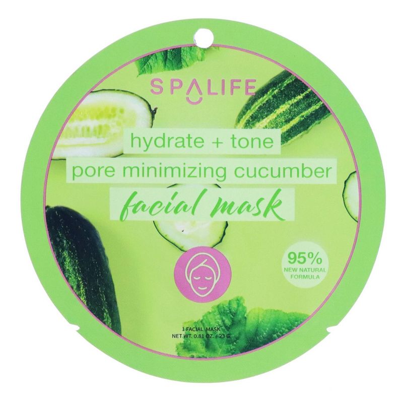 SpaLife Pore Reducing Face Mask Cucumber - 0.81oz