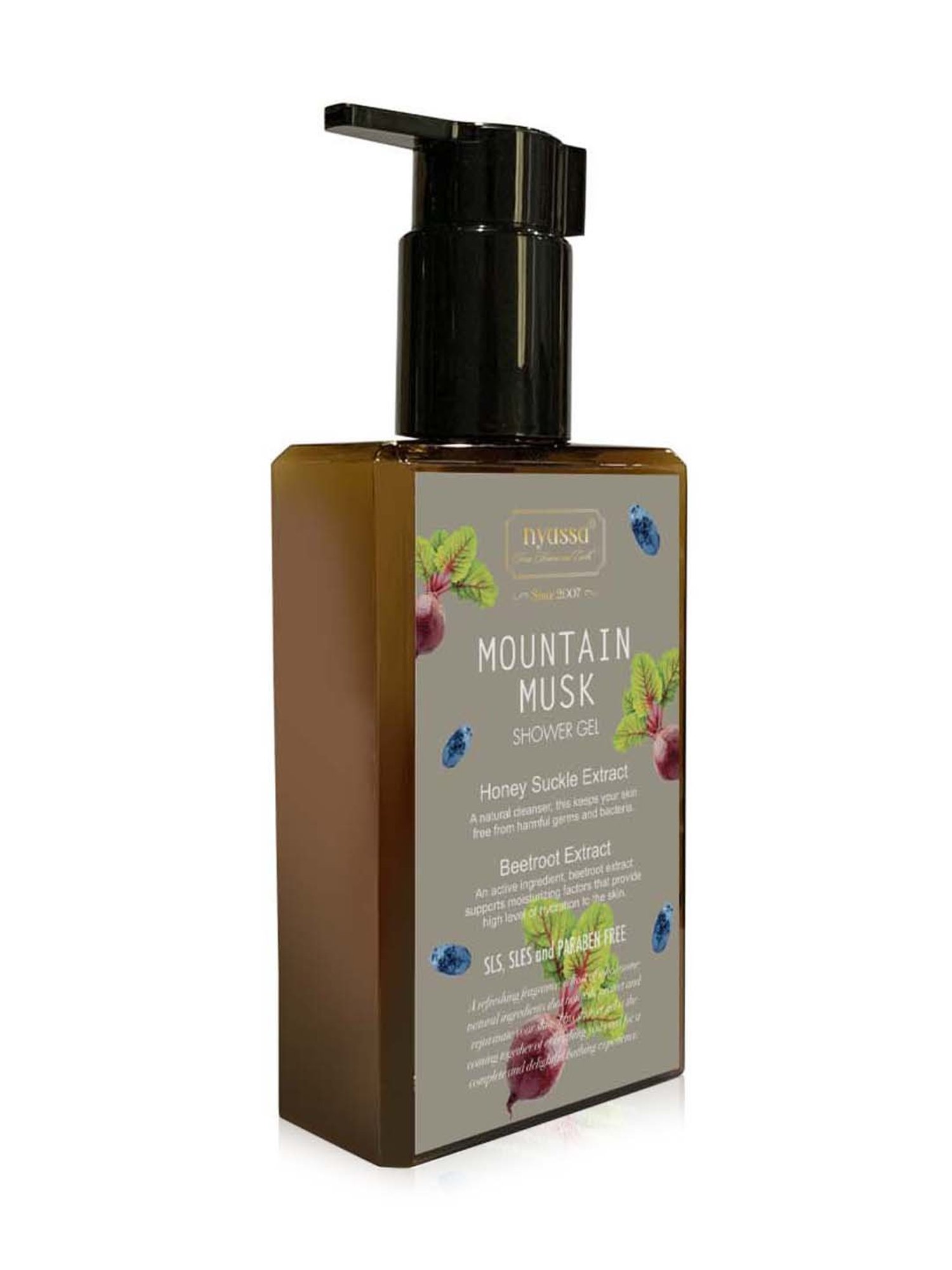 Nyassa Invigorating Mountain Musk Shower Gel - 215 ml