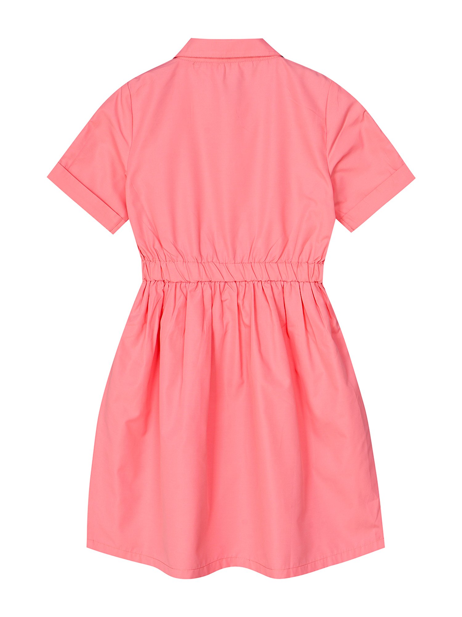 Budding Bees Kids Pink Solid Dress