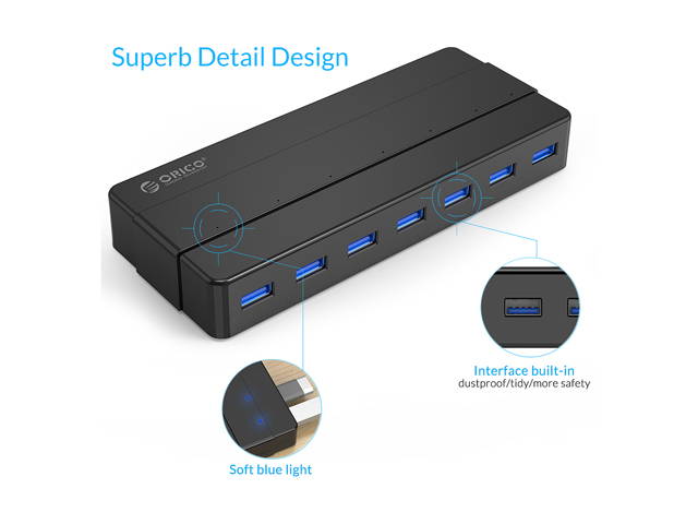 Madeng USB 3.0 HUB Adapter Extender Mini Splitter Box 3 Ports for PC Laptop Macbook Mobile Phone High Speed U Disk Reader