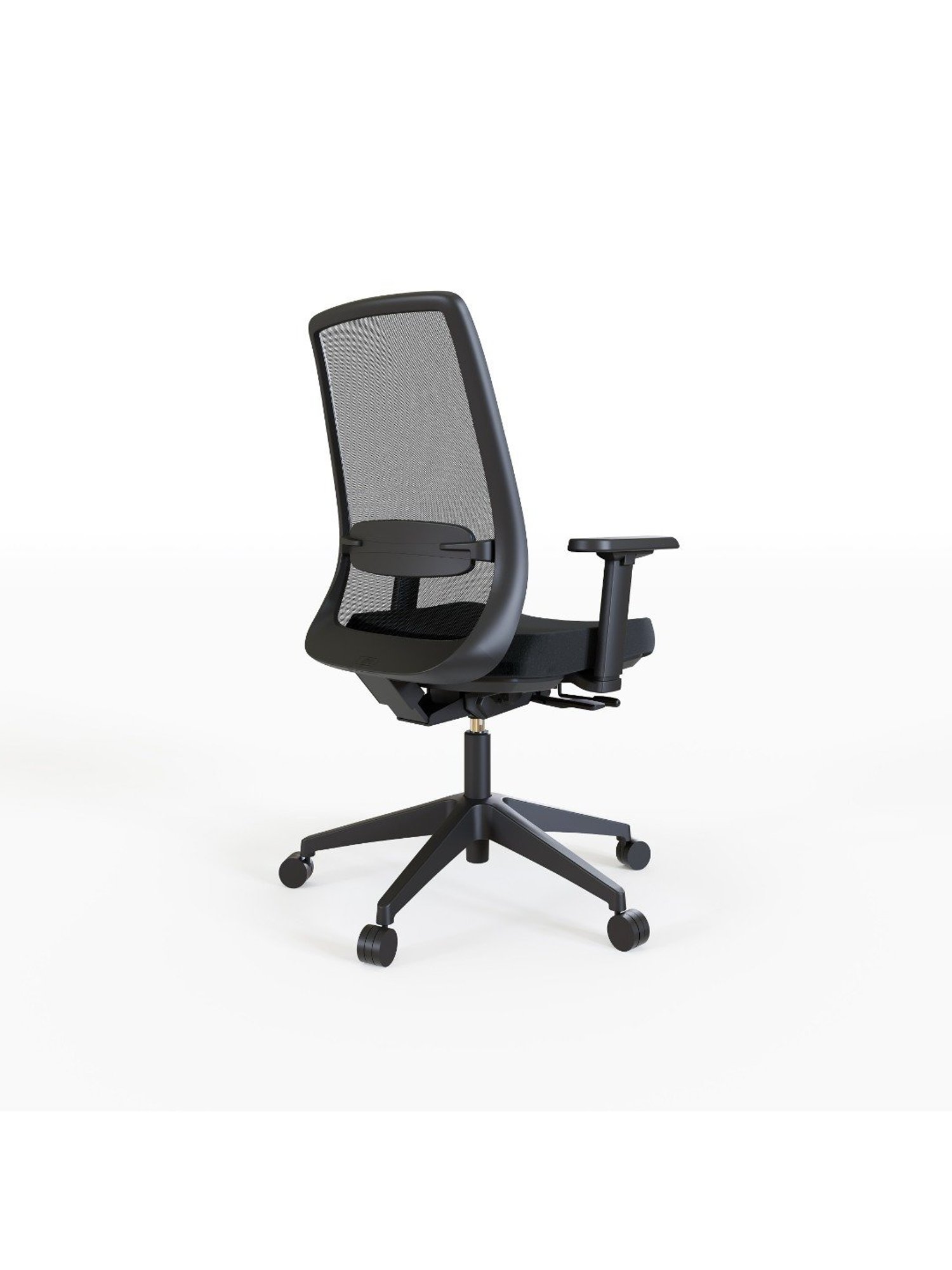 Durian Chaste Black Fabric Executive Chair