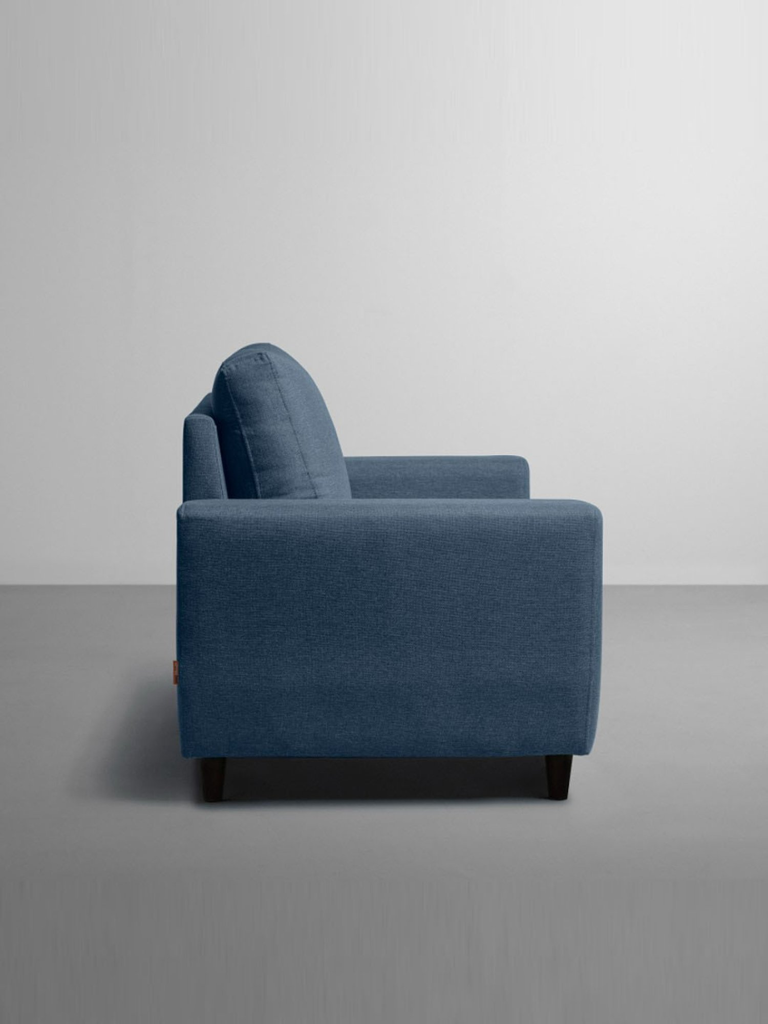 Durian Berry Black Premium Leatherette 2 Seater Sofa