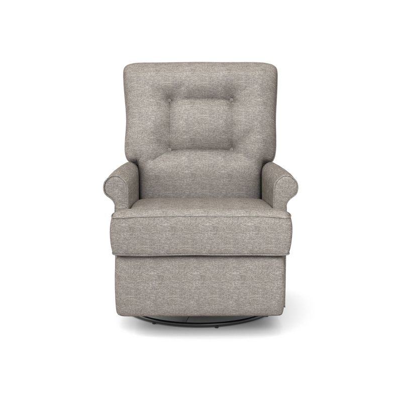 Best Chairs Inc. Carissa Power Swivel Glider Recliner - Stone