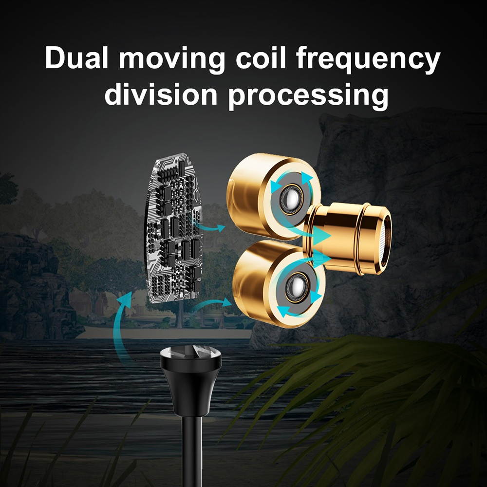 Baseus H08 3D Surround Gaming Earphone GAMO Immersive Virtual 3D Gaming Headset 3.5mm Earbuds 3D Recutting Audio With HD Mic For iPhone Huawei Samsung Xiaomi