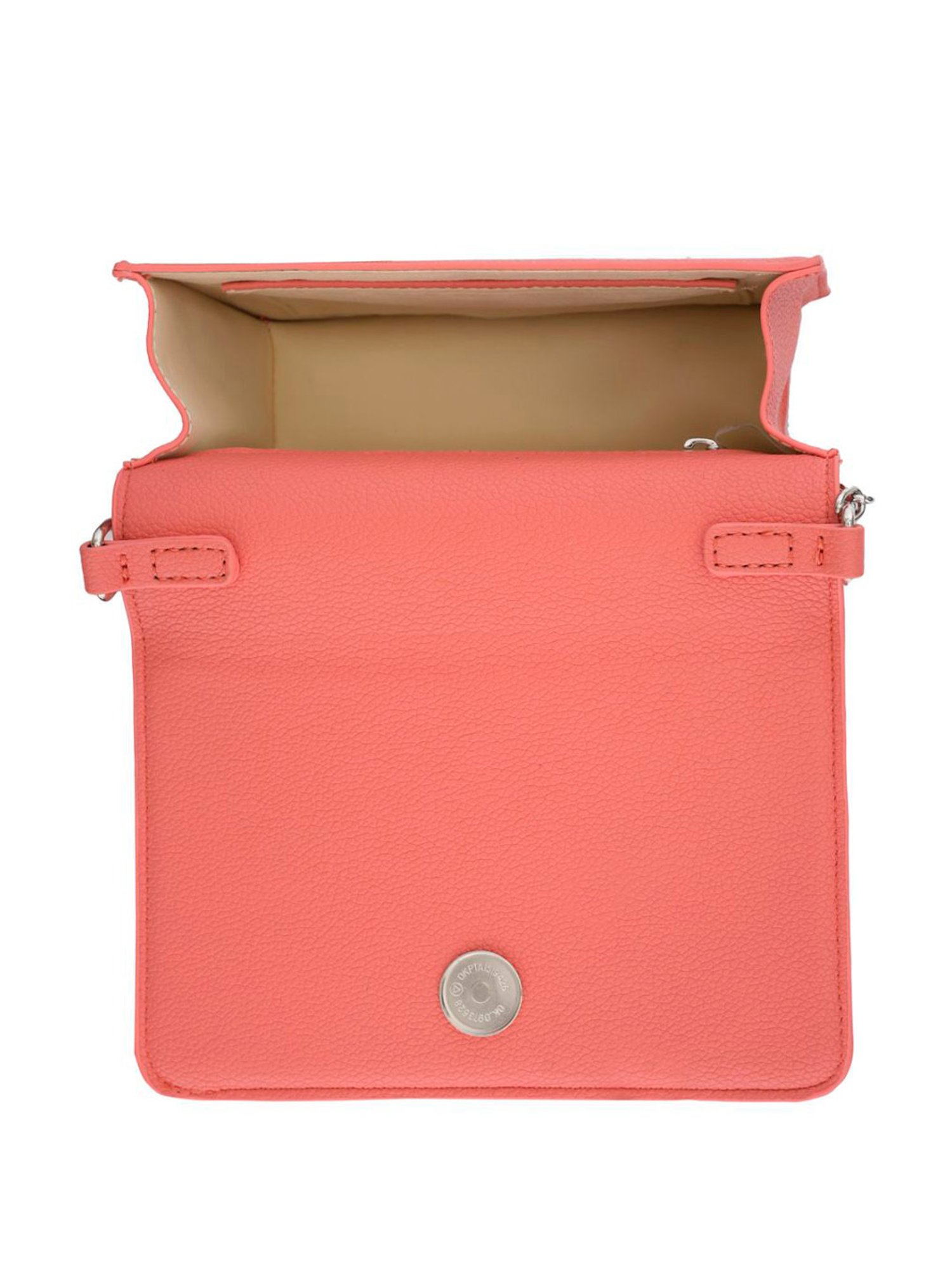 Aeropostale Harlow Pink PU Textured Sling Handbag