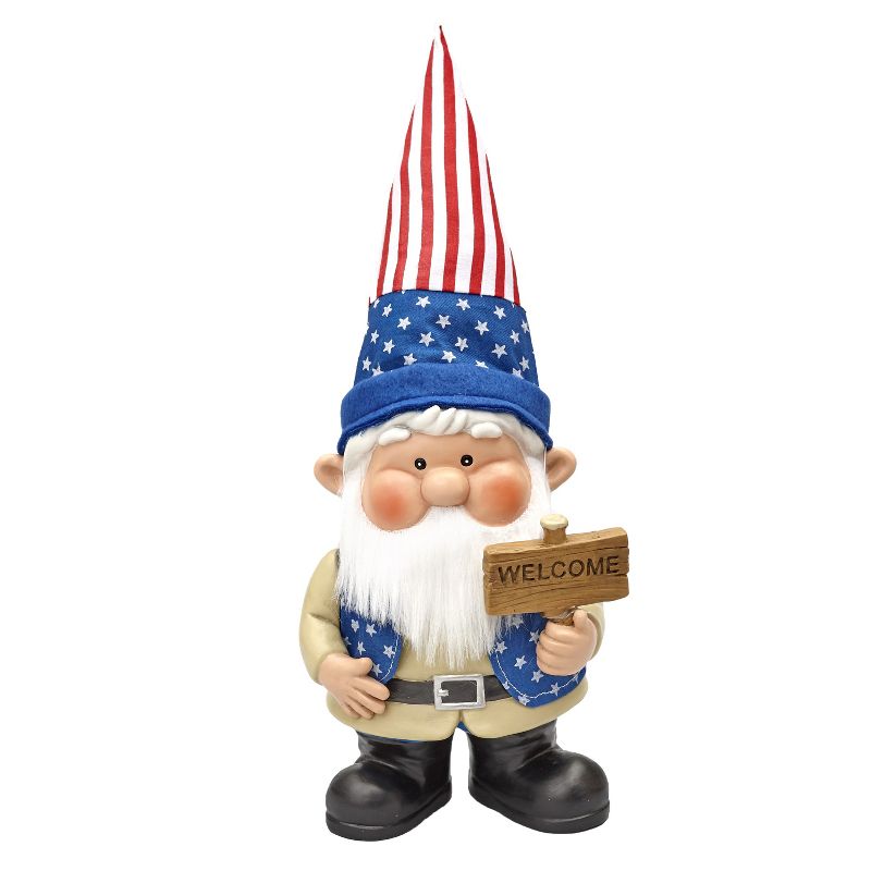 Lakeside Cute Garden Gnome with Interchangeable Seasons Outfits - 4 Clothing Sets