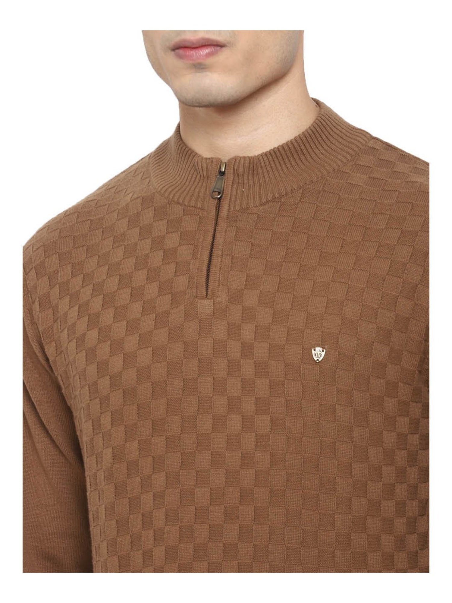 Turtle Brown Regular Fit Pullover