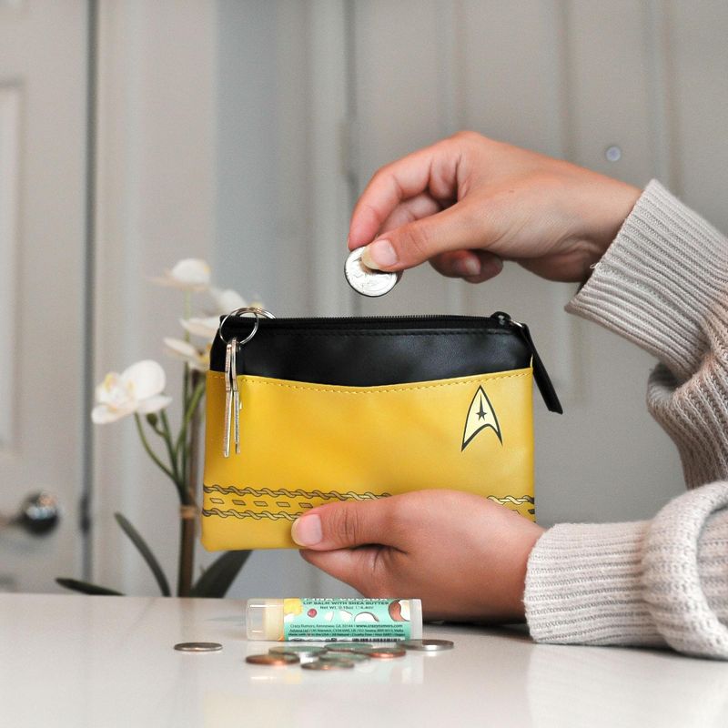 Crowded Coop, LLC Star Trek Gold Uniform Coin Purse