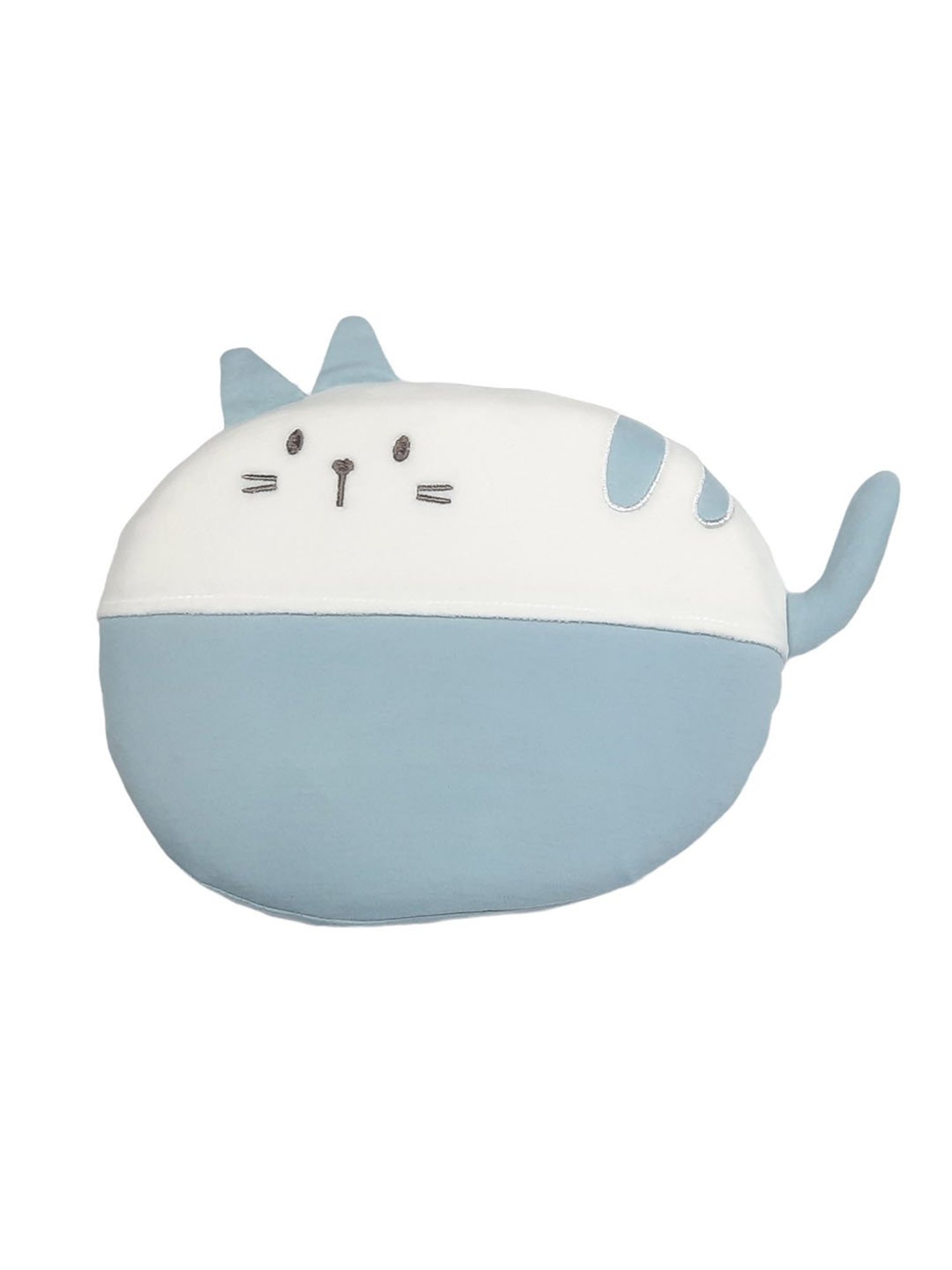 Baby Moo Cat Blue Memory Pillow
