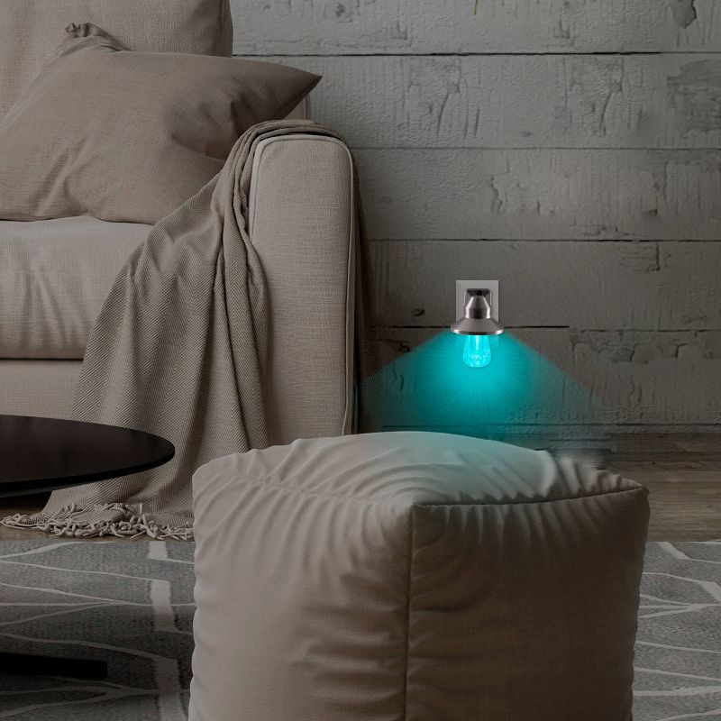 General Electric LED Vintage Color Changing Night Light Silver