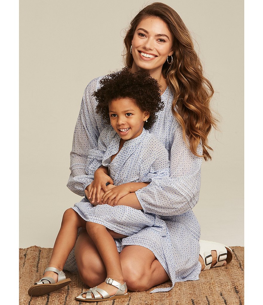 Roller Rabbit Family Matching Surry Nydia Balloon Sleeve Cotton Shift Dress