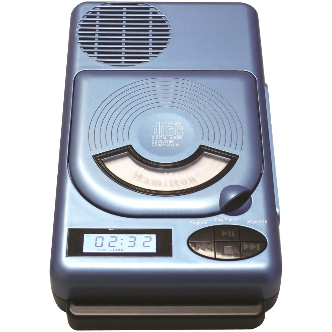 Hamilton Buhl Top-Loading Portable Classroom CD Player with USB and MP3 Player