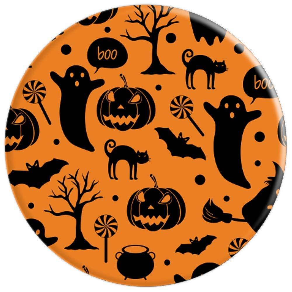 Halloween Pop Socket - Pumpkin, Ghost, Black Cat, Bat Orange - PopSockets Grip and Stand for Phones and Tablets
