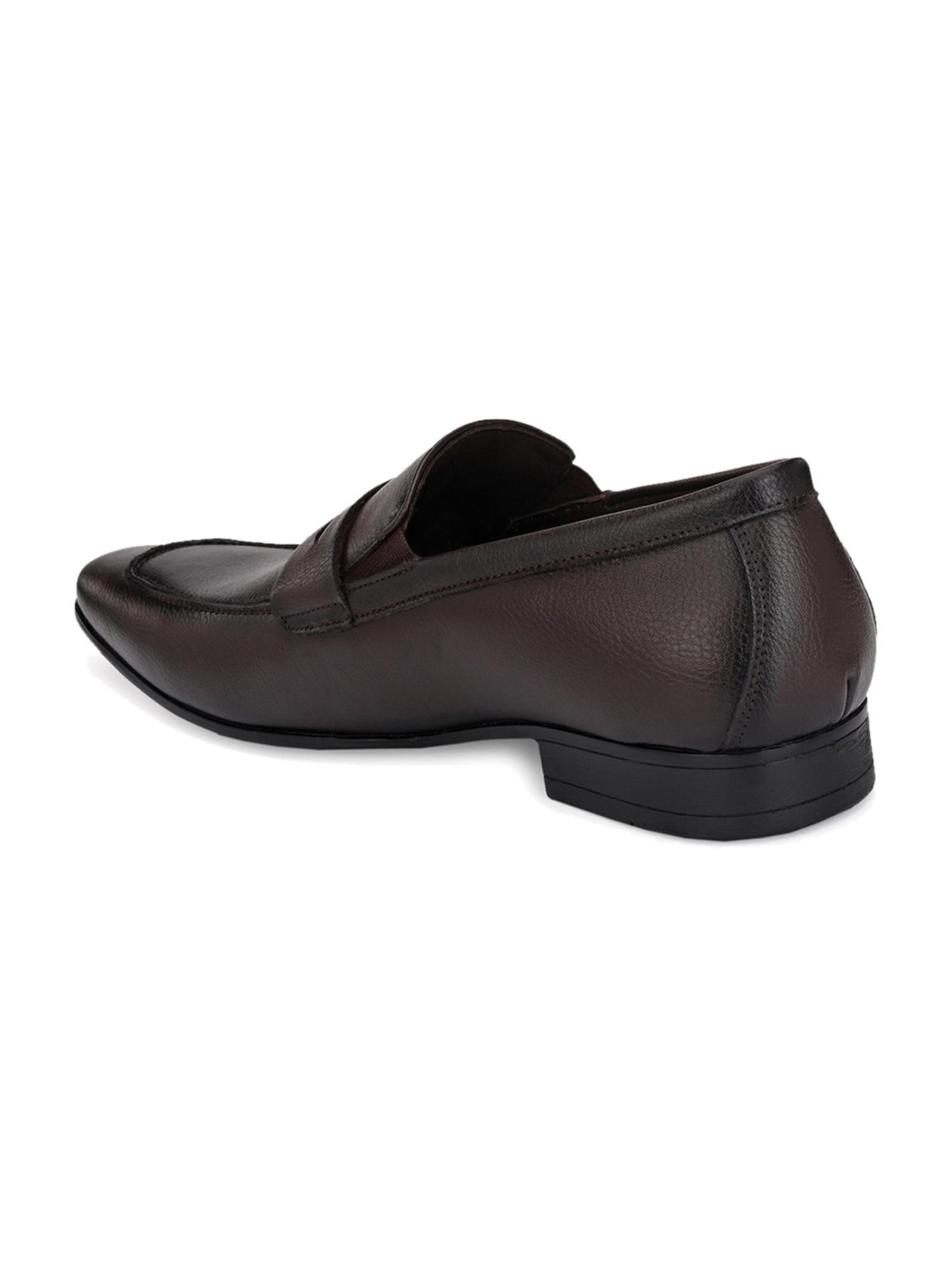 Hitz Men's Brown Formal Loafers
