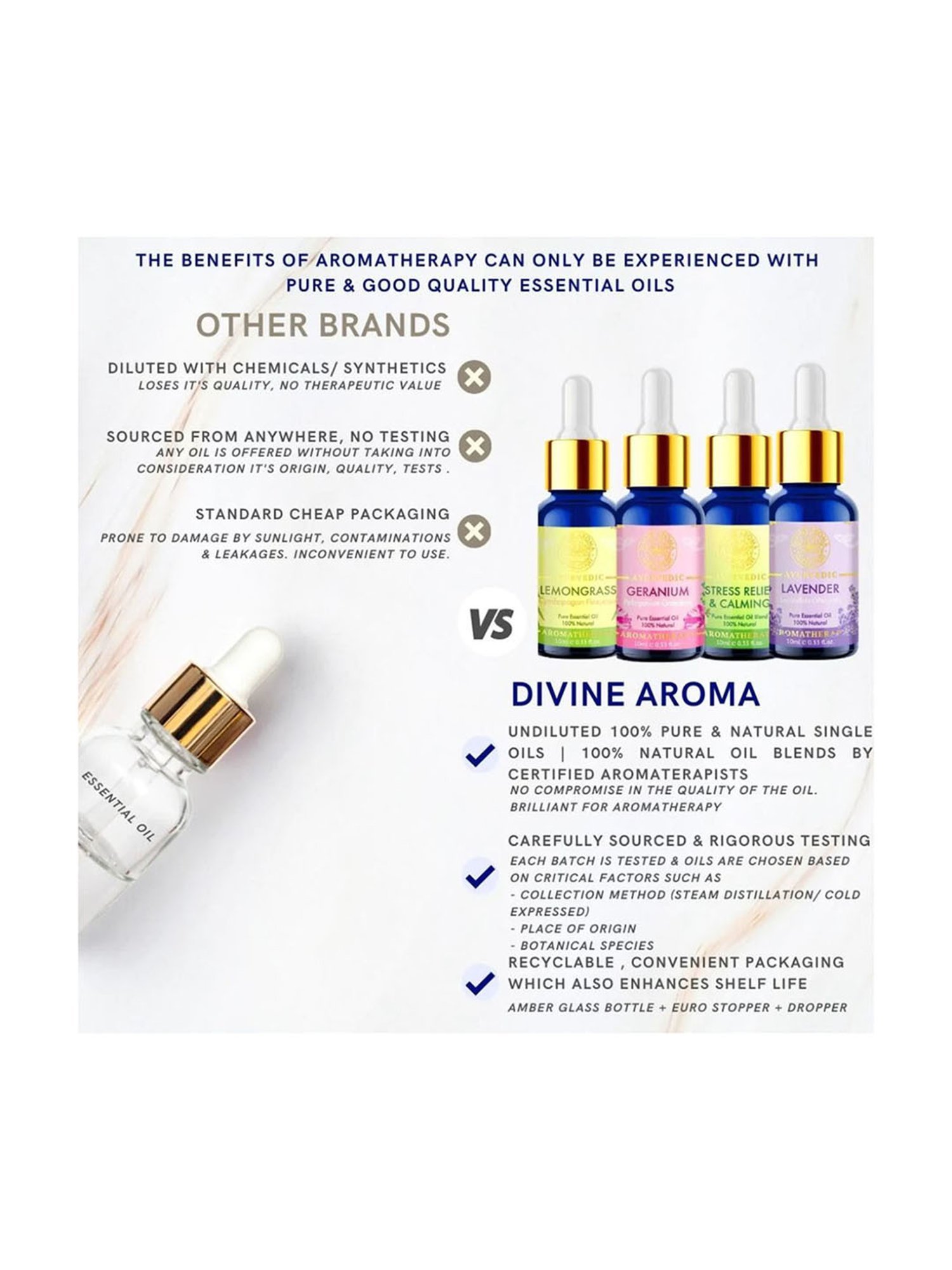 Divine Aroma Deep Sleep Essential Oil Blend - 10 ml