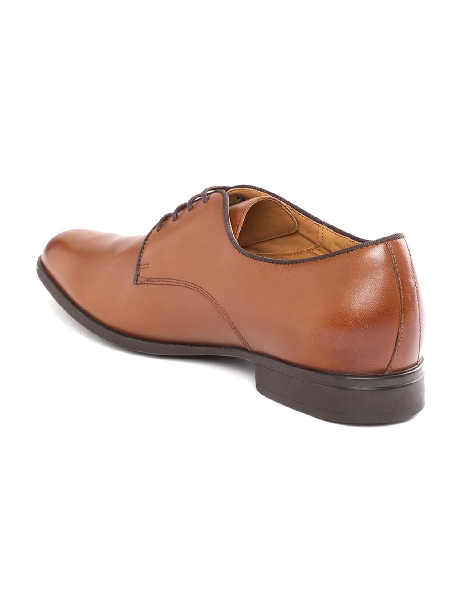 Geox Men's Cognac Derby Shoes