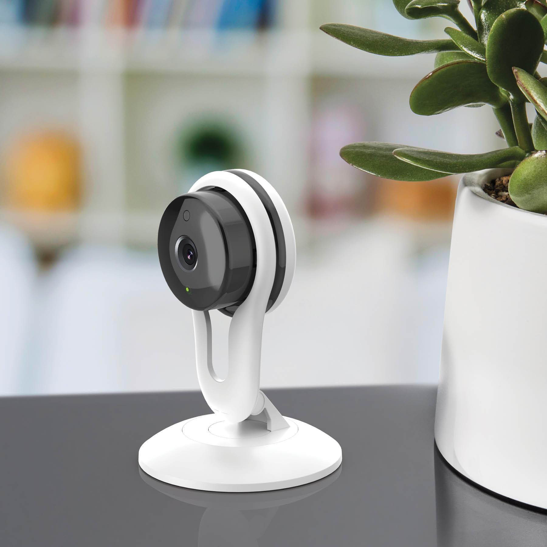 Geeni Aware 1080p HD Wi-Fi Security Camera &ndash; Indoor Security Camera for Home Security &ndash; No Hub Required &ndash; Works with Amazon Alexa, Google Assistant & Microsoft Cortana, Requires 2.4 GHz Wi-Fi