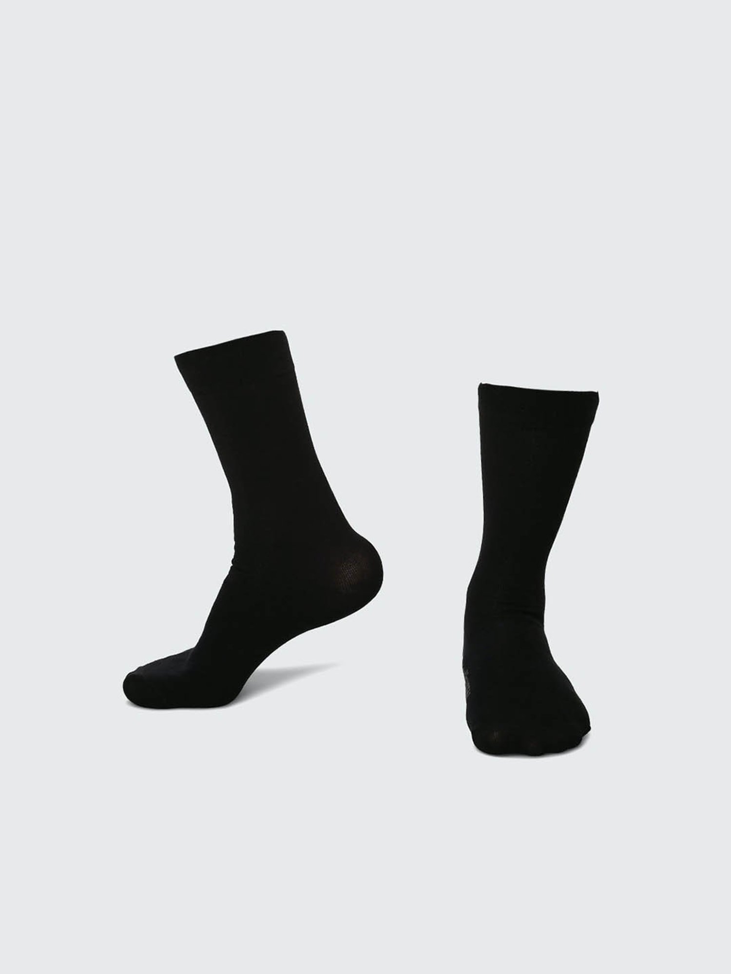 Bonjour Brown and Black Socks (Pack Of 2)