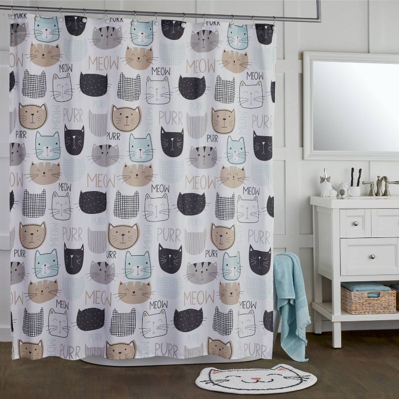 Caturday Shower Curtain - SKL Home