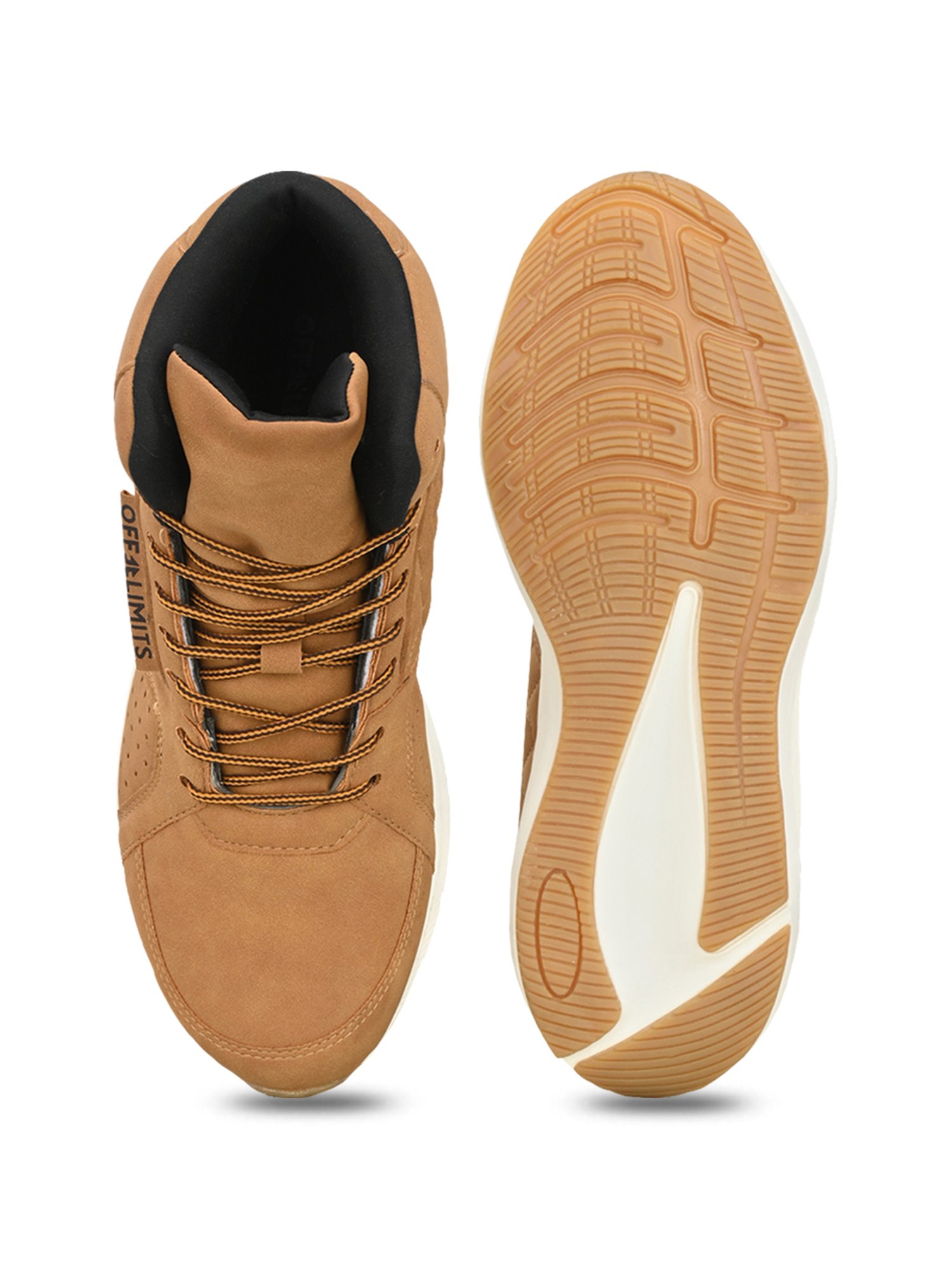 OFF LIMITS Men's Tan Ankle High Sneakers