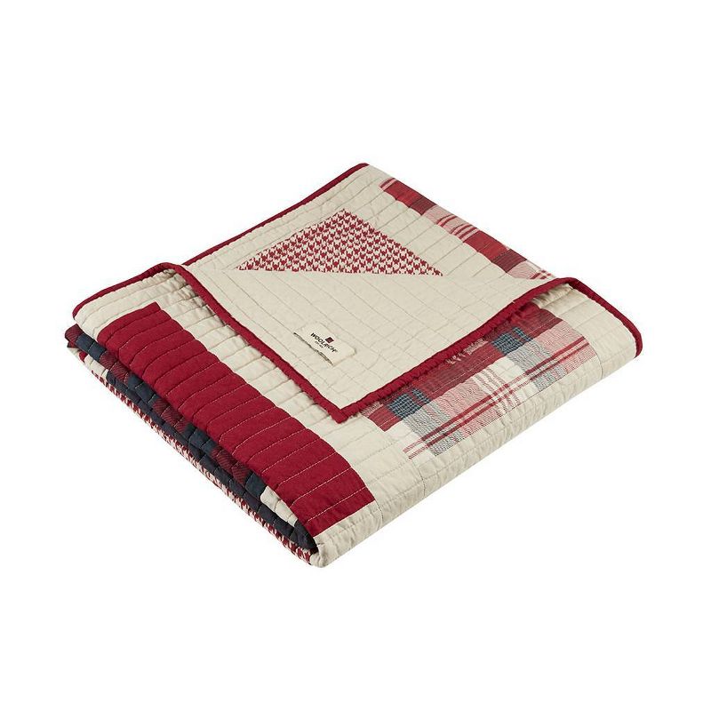 50"x70" Huntington Quilted Throw Red - Woolrich