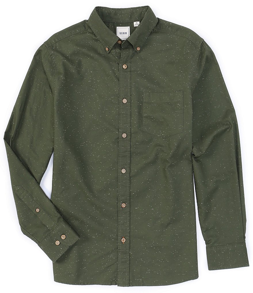 Rowm Long Sleeve Solid Sportshirt