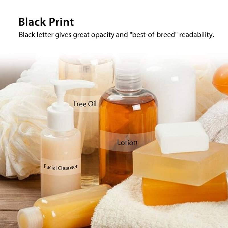 Compatible Label Tape Replacement for Brother TZe 1 Inch Tape Black on Clear 24mm TZe151 Ptouch Standard Laminated Compatible with Brother PTouch Label Maker PTD600 PTD600VP PT2730 4Pack