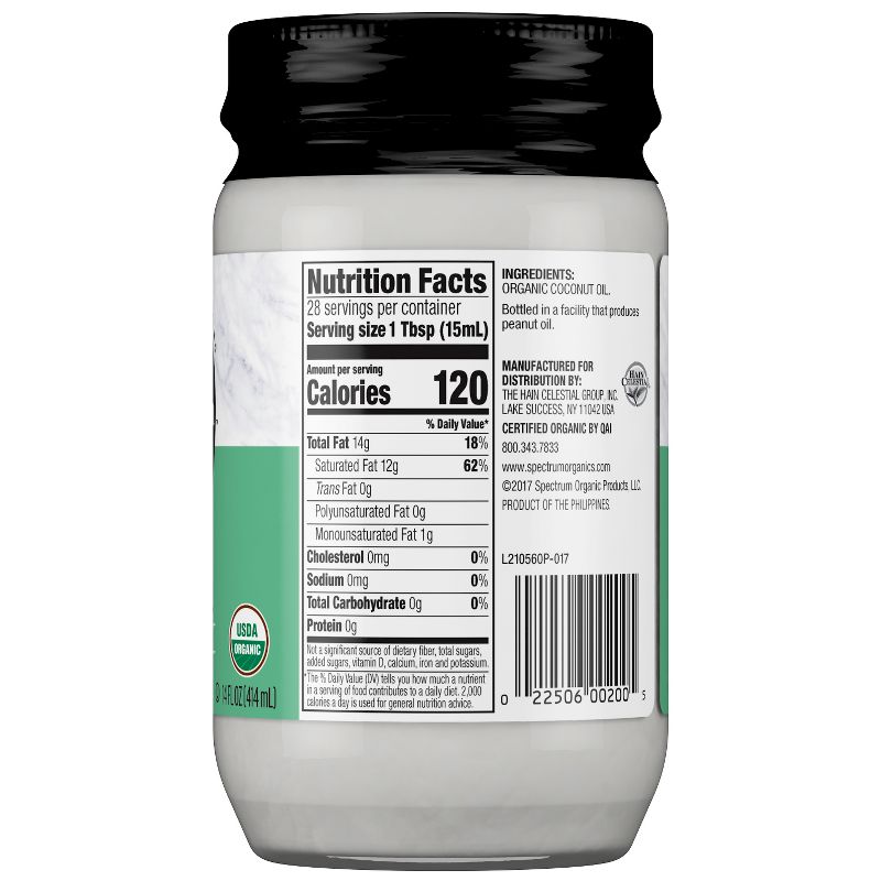 Spectrum Organic Coconut Oil - 14oz