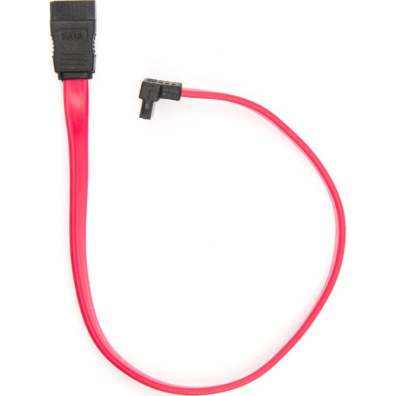 Rocstor Premium 12in SATA to Right Angle SATA Serial ATA Cable - SATA - 12in - SATA - SATA Right Angle Drive Cable