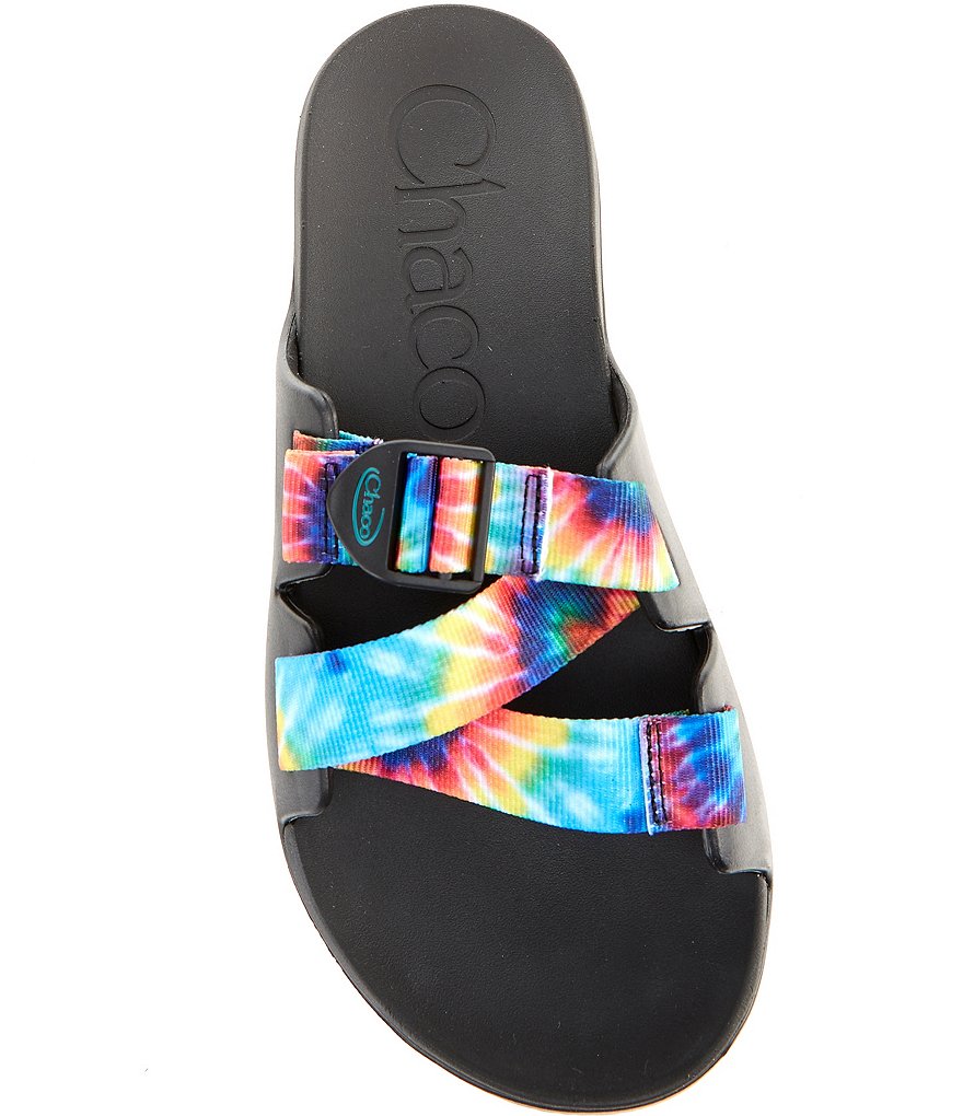 Chaco Men's Chillos Tie-Dye Adjustable Strap Slides