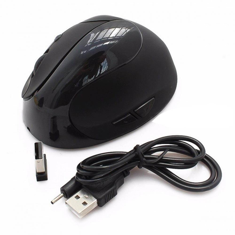 1600 DPI Ergonomic Vertical USB 2.4GHz Wireless Computer Mouse Cordless Optical Gaming Mice for PC Laptop Gamer
