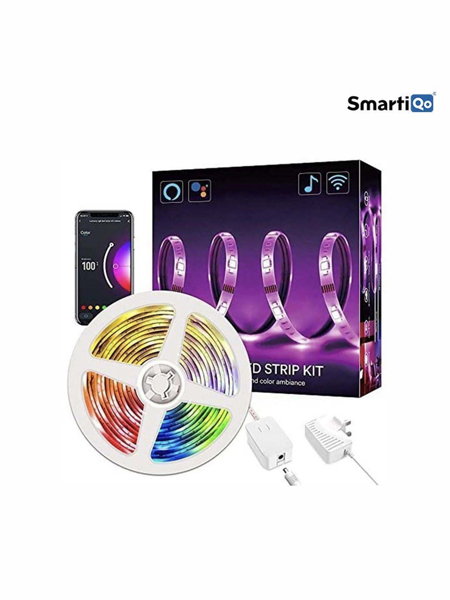 SmartiQo Smart Strip Lights (5 Meter RGBW)