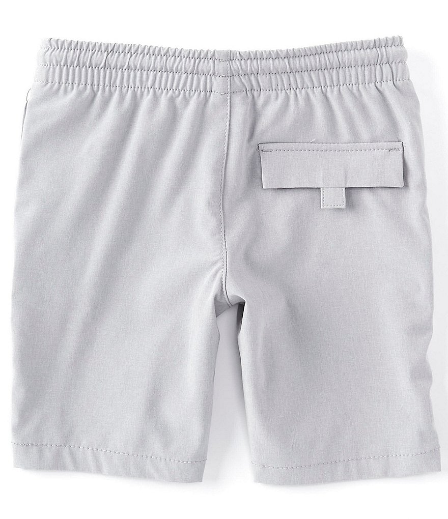 First Wave Little Boys 2T-7 Pull-On Crosshatch Synthetic Shorts