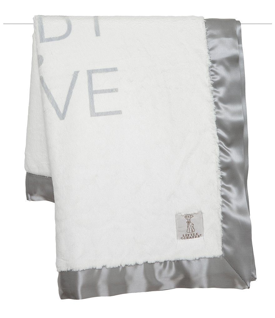 Little Giraffe Luxe&trade; Baby LOVE Blanket