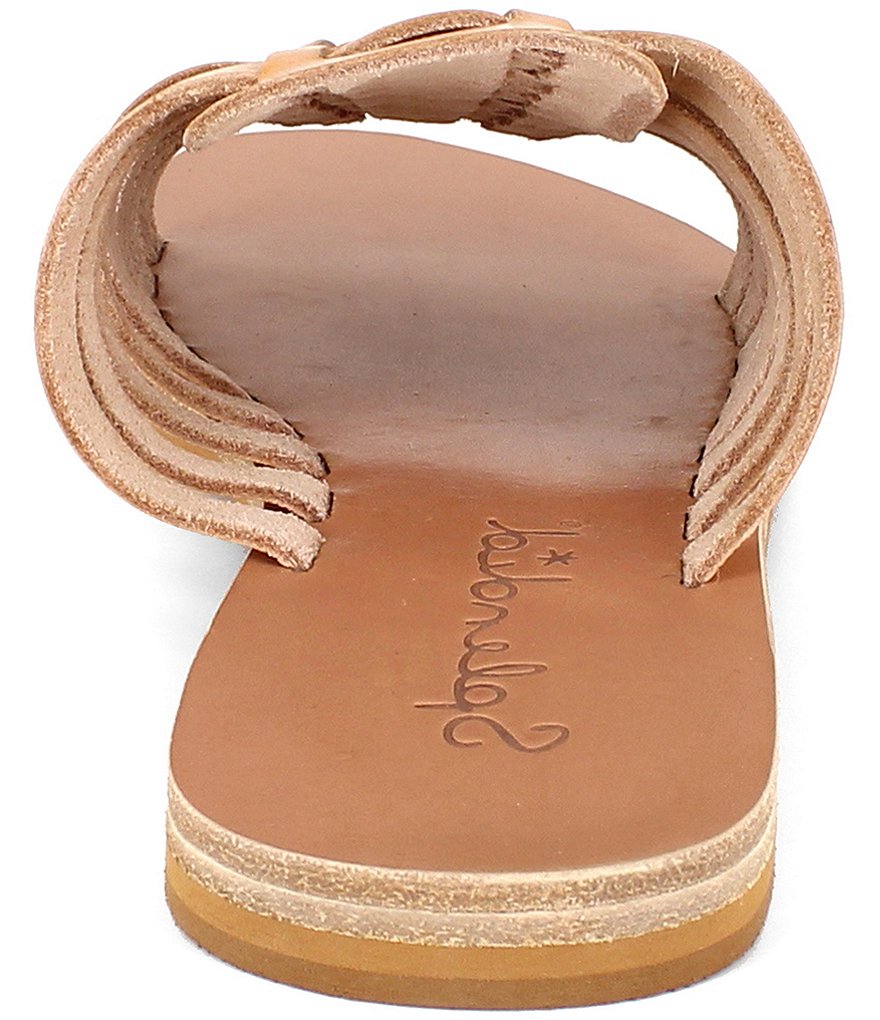 Splendid Talula Leather Huarache Slide Sandals
