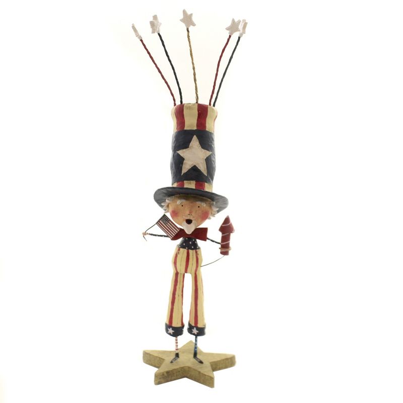 Lori Mitchell 15.0" Uncle Doodle Dandy Patriotic American Flag Stars  -  Decorative Figurines