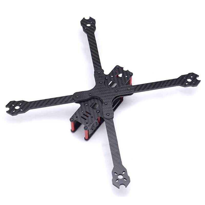 QL7 296mm FPV Racing Drone Frame 7 inch Carbon Fiber Quadcopter Frame with 4mm Arm + Lipo Battery Straps