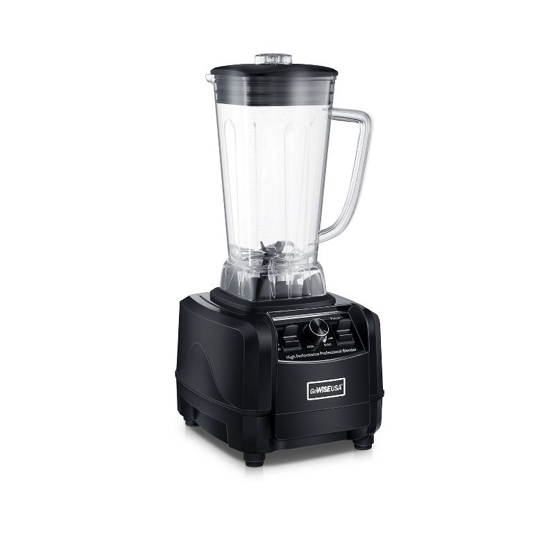 GoWise USA GW22503 Streamline Performance Professional Blender with Recipe Book, Black