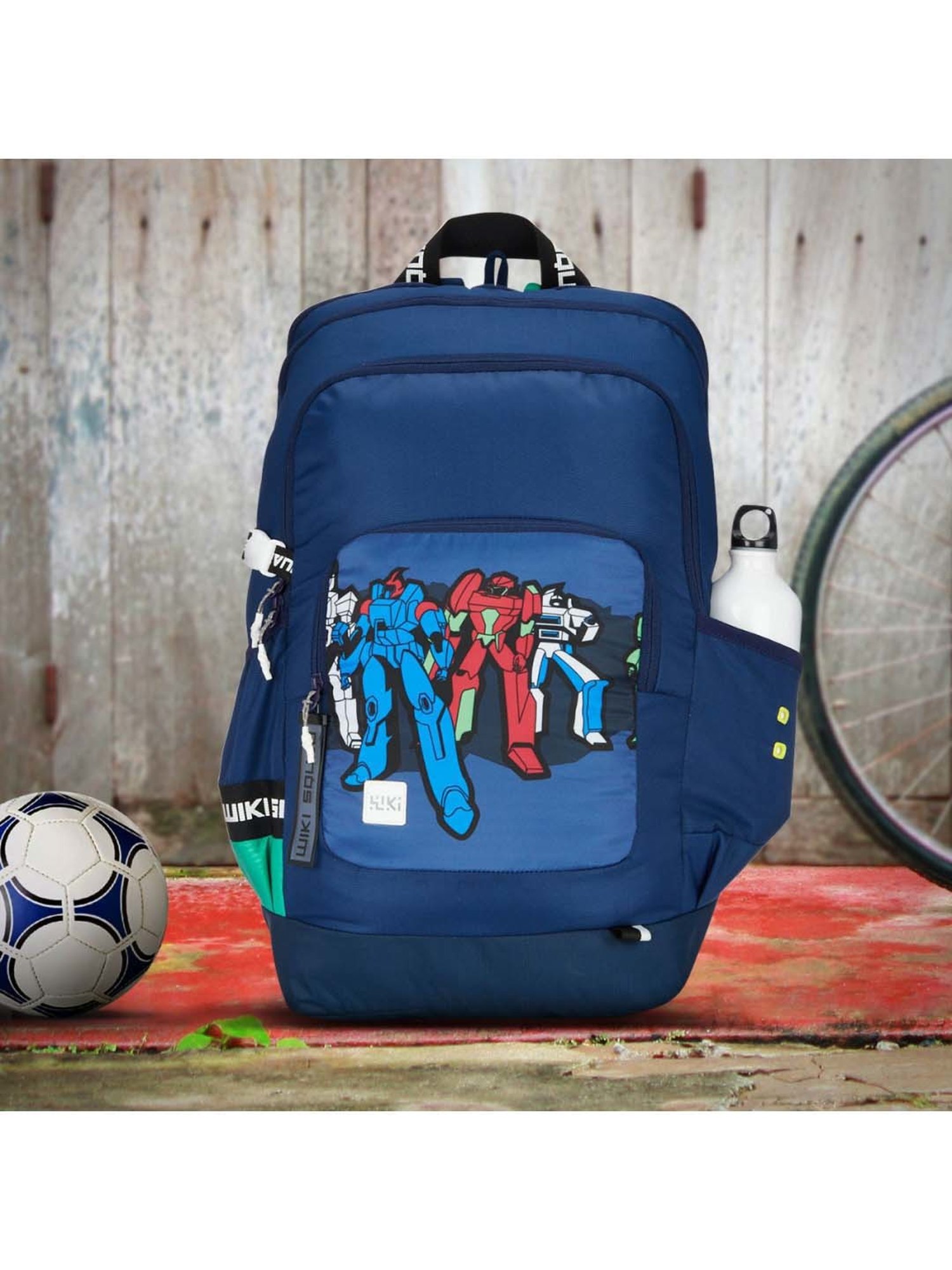 Wiki 40 Ltrs Blue Medium Backpack