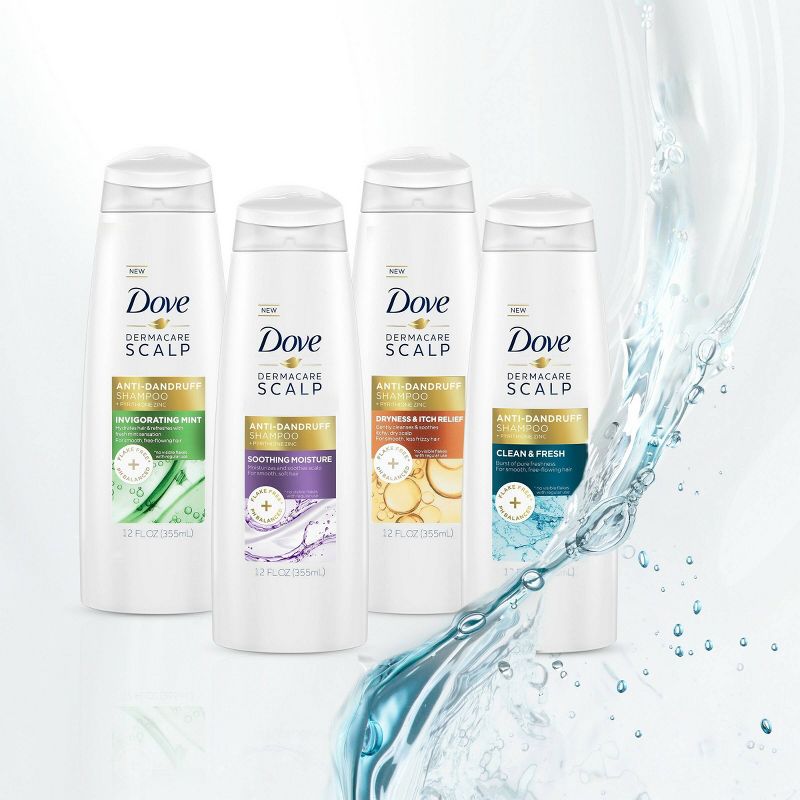 Dove DermaCare Anti Dandruff Shampoo for Scalp Dryness and Itch Relief - 12 fl oz