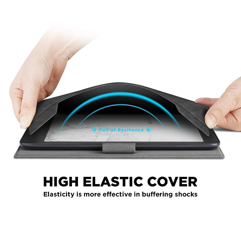 Skin Touch Feeling NonFolding Case for BOOX Nova3 78 BOOX Nova2 78 BOOX Nova Pro 78 EReaderPremium PU Leather Lightweight Coverwith Pencil Holder and Auto SleepWake Function