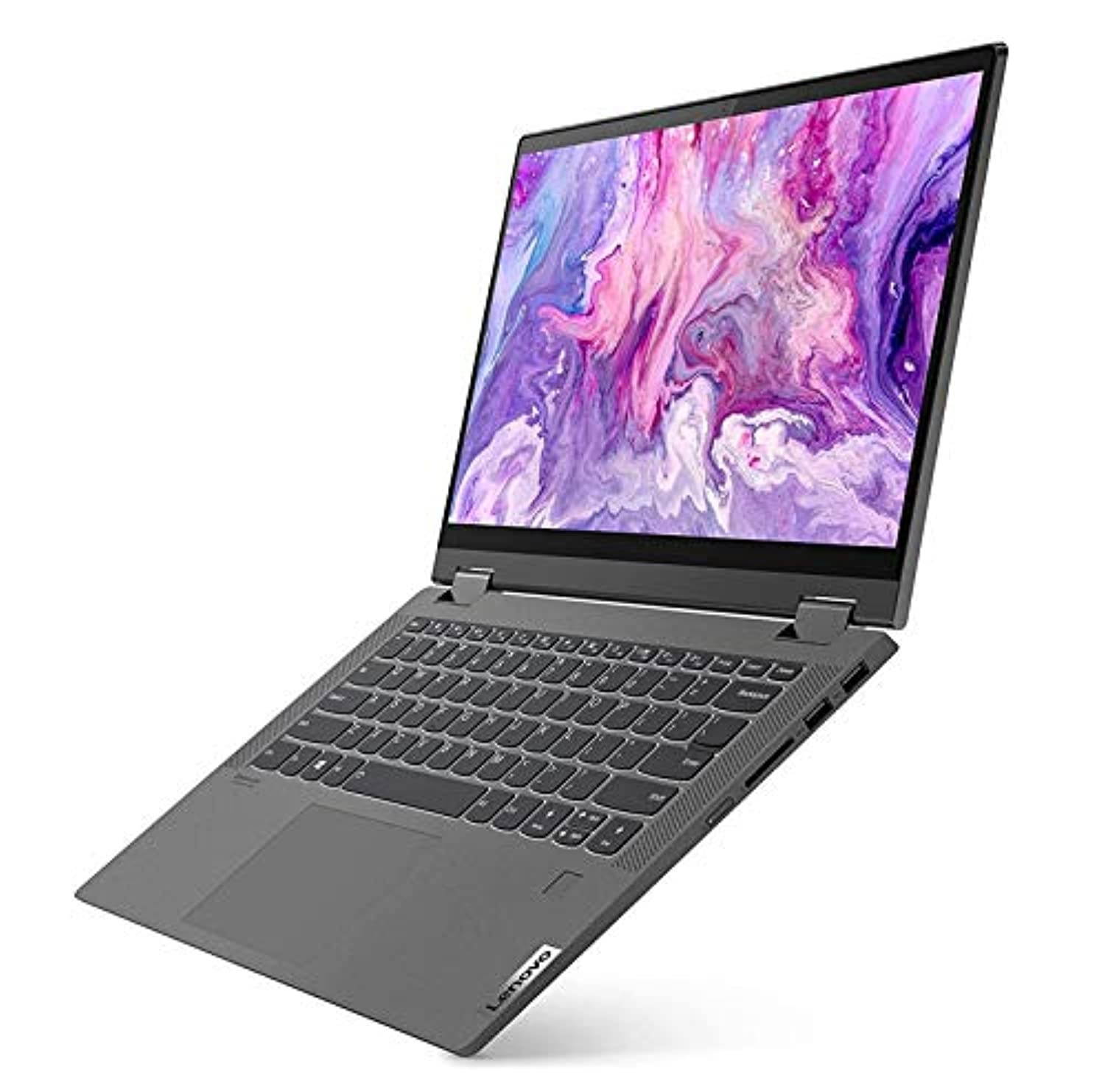 2020 Lenovo IdeaPad Flex 5 14" FHD Full HD 1080p IPS Touchscreen 2-in-1 Business Laptop (Intel Core i5-1035G1, 8GB DDR4 RAM, 512GB SSD) Fingerprint, Backlit, French Keyboard, Type-C, Windows 10 Home