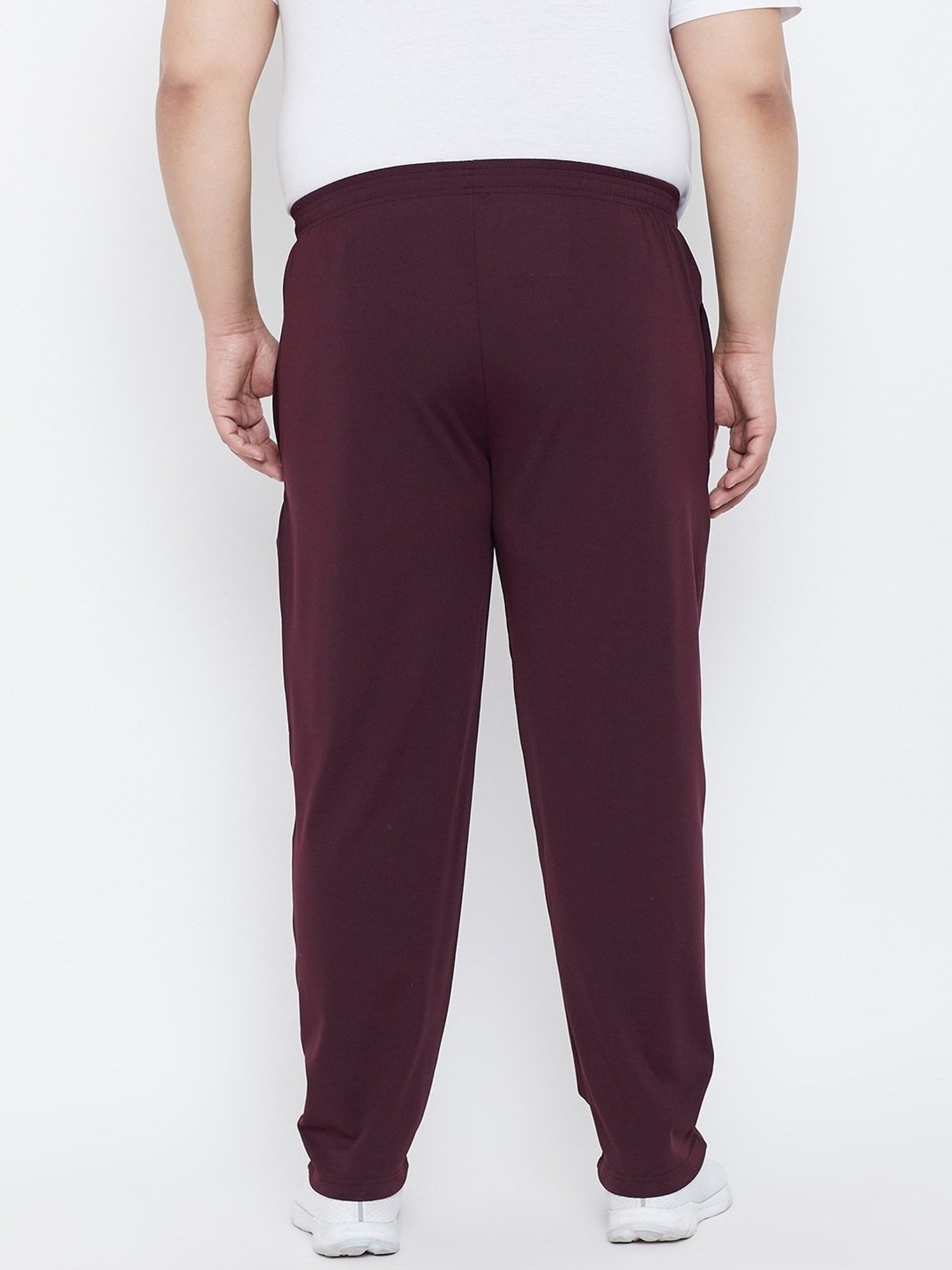 Bigbanana Maroon Regular Fit Trackpants