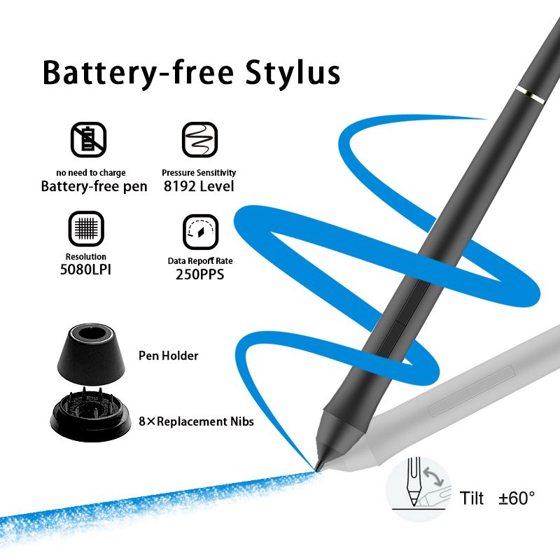 VEIKK P03 Digital Battery-Free Pen for VEIKK VK1560PRO/1560 Drawing Display