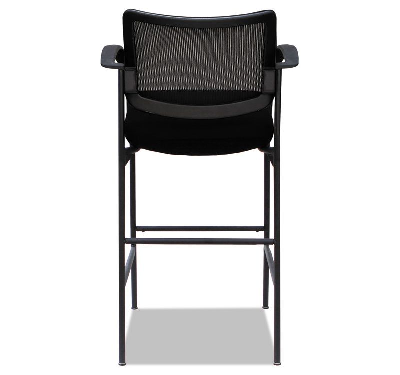 Alera&reg; Alera IV Series Guest Stool 19 5/8 x 19 1/4 x 19 1/4 275 lbs Black 2/CT IV4614A