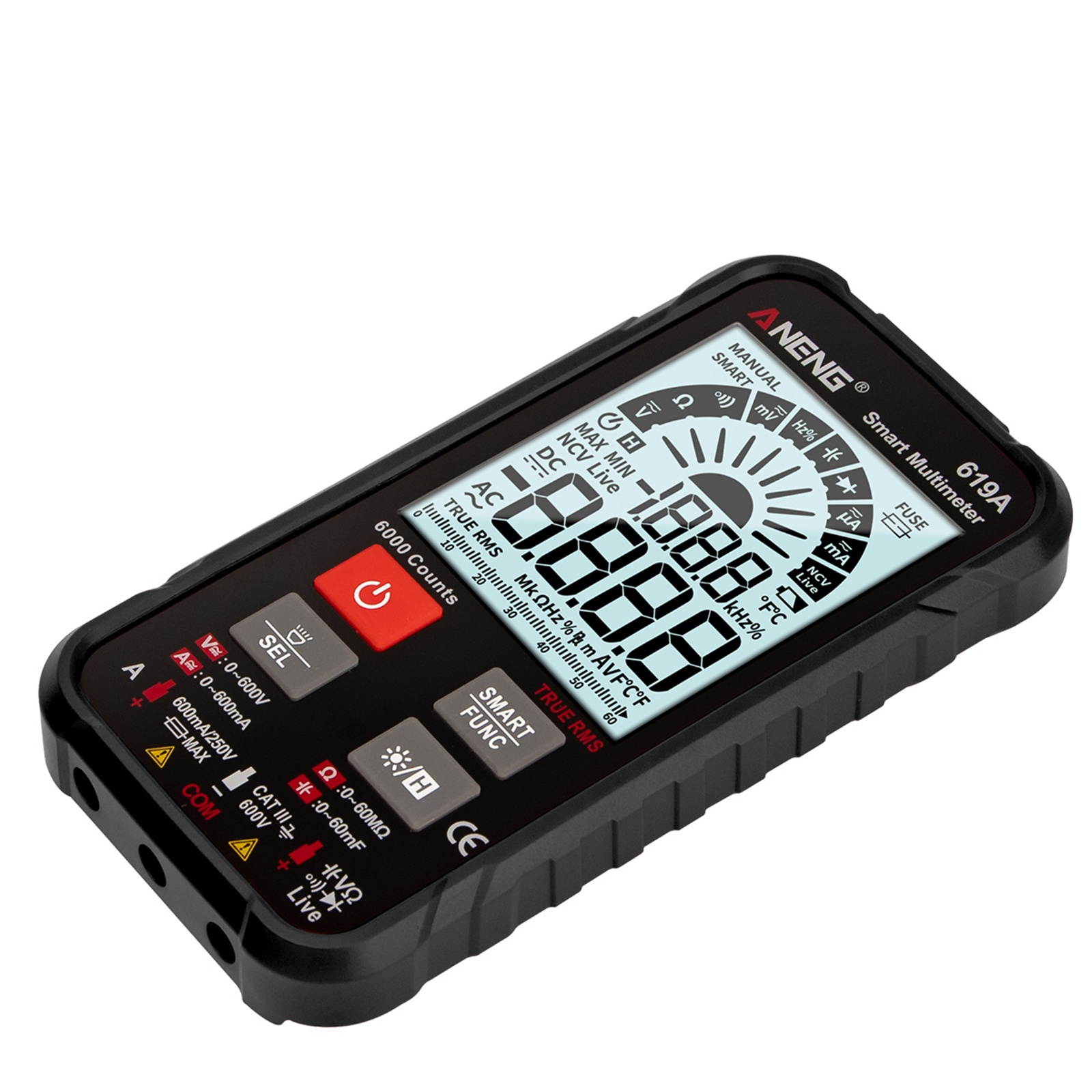 Pomona 6249-36-2 Red MiniGrabber Test Clip to Banana Plug, 36"