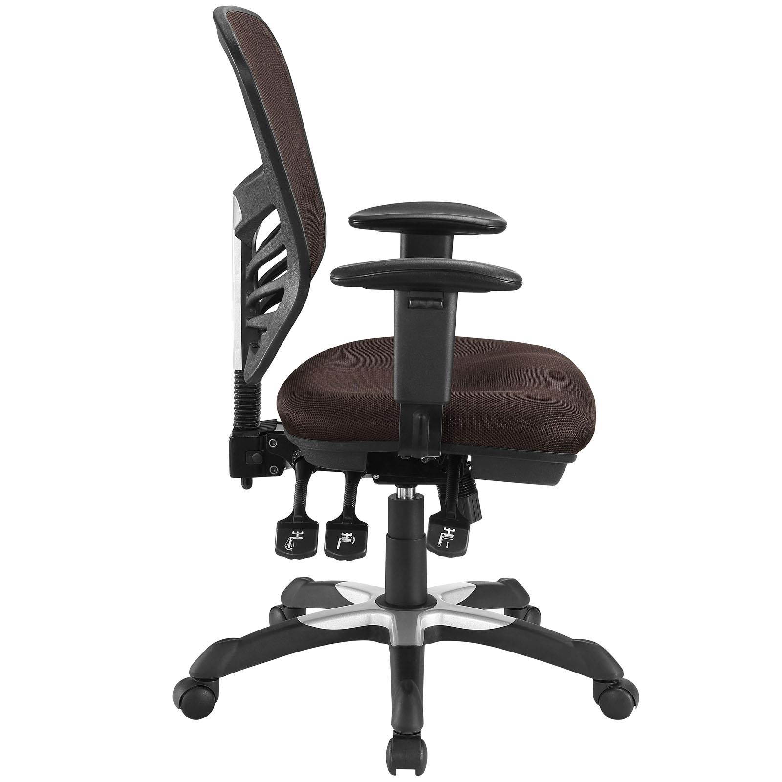 Articulate Mesh Office Chair in Brown