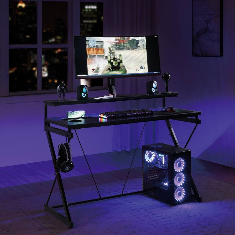 Code Gaming Desk Black - OSP Home Furnishings